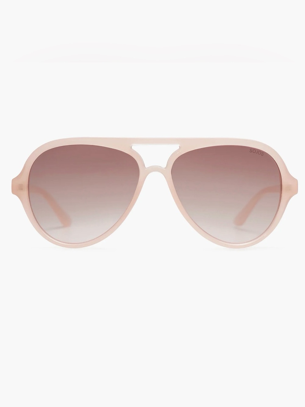 Sojos Vintage Look Aviator Style Pink Sunglasses